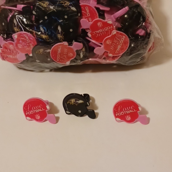 SPECIALLY BALTIMORE RAVENS RINGS WITH PINK RINGS - Picture 4 of 4